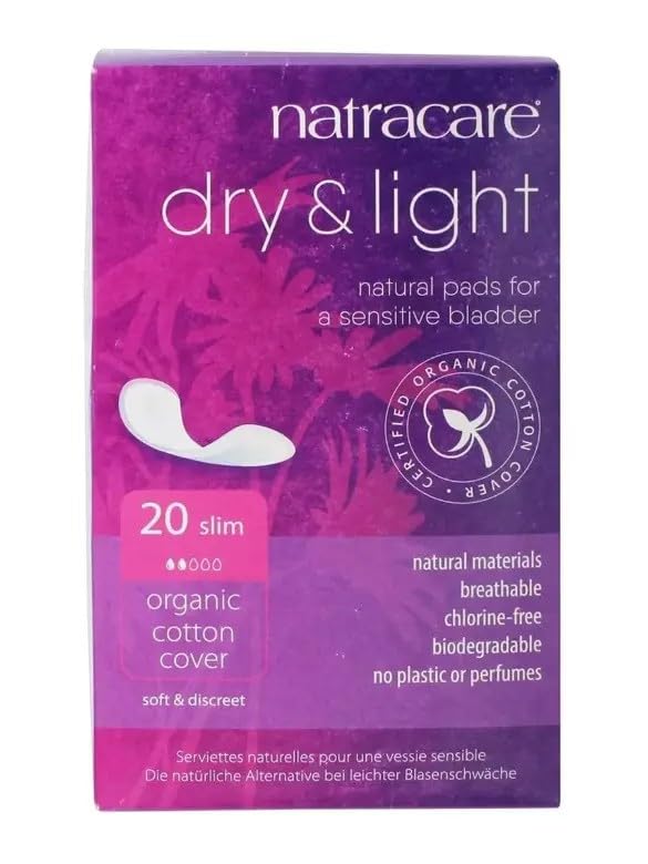 Natracare Dry and Light pads three-box set demonstrates convenient multi-pack.