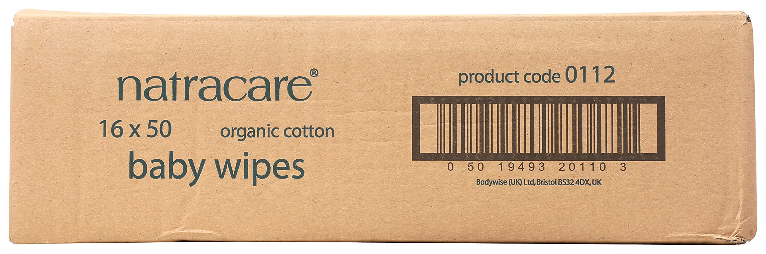 Natracare wipes made from organic cotton with biodegradable materials