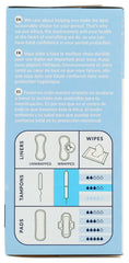 Natracare organic cotton tampons with plastic-free packaging promotes eco-friendly choices