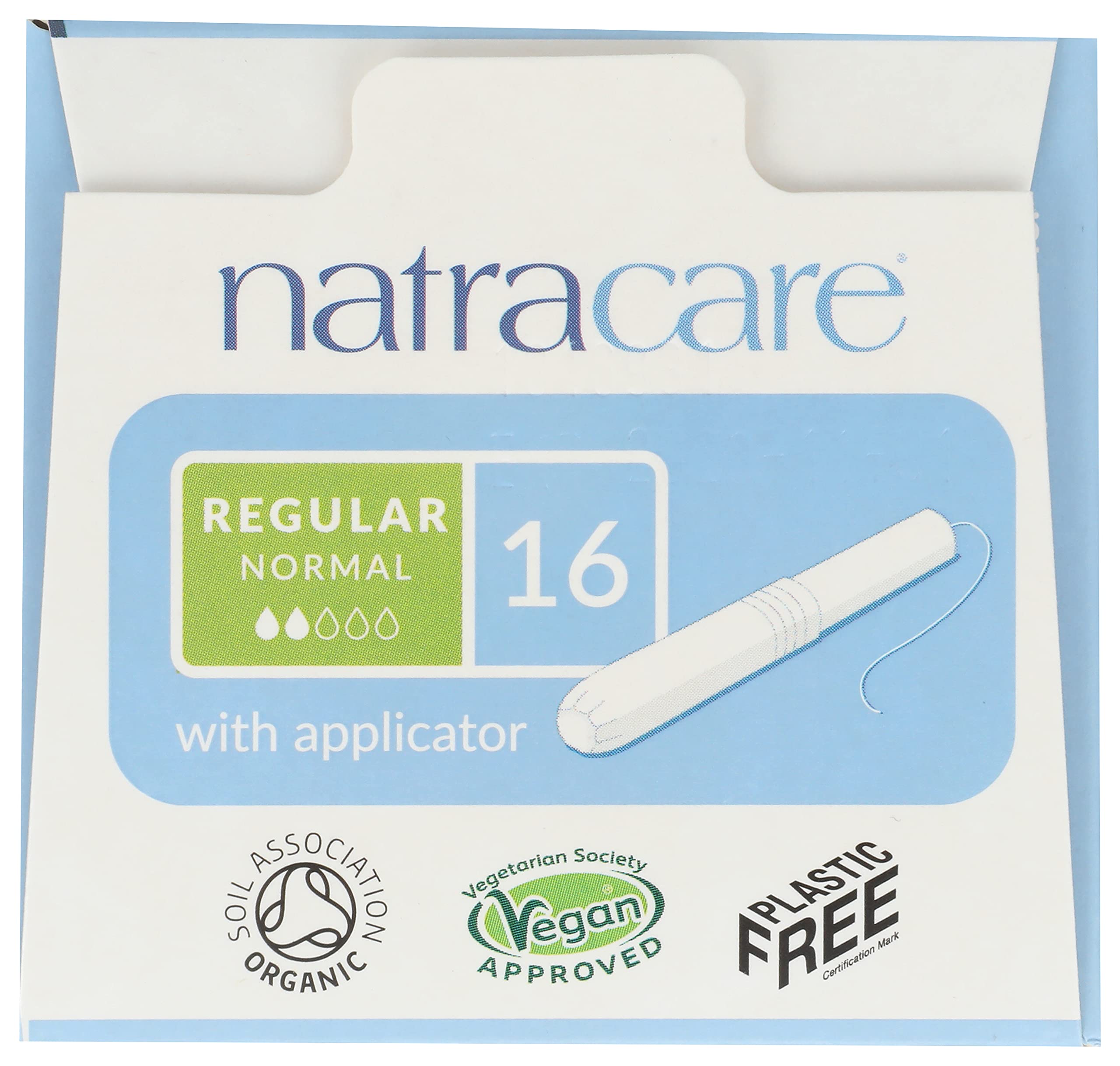 Natracare packaging image highlights plastic-free and eco-conscious design