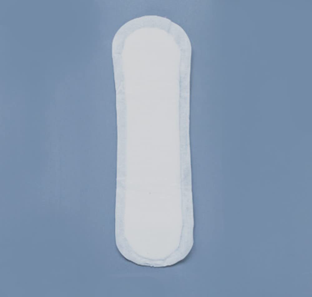 Natracare pad surface with organic cotton cover texture detail.