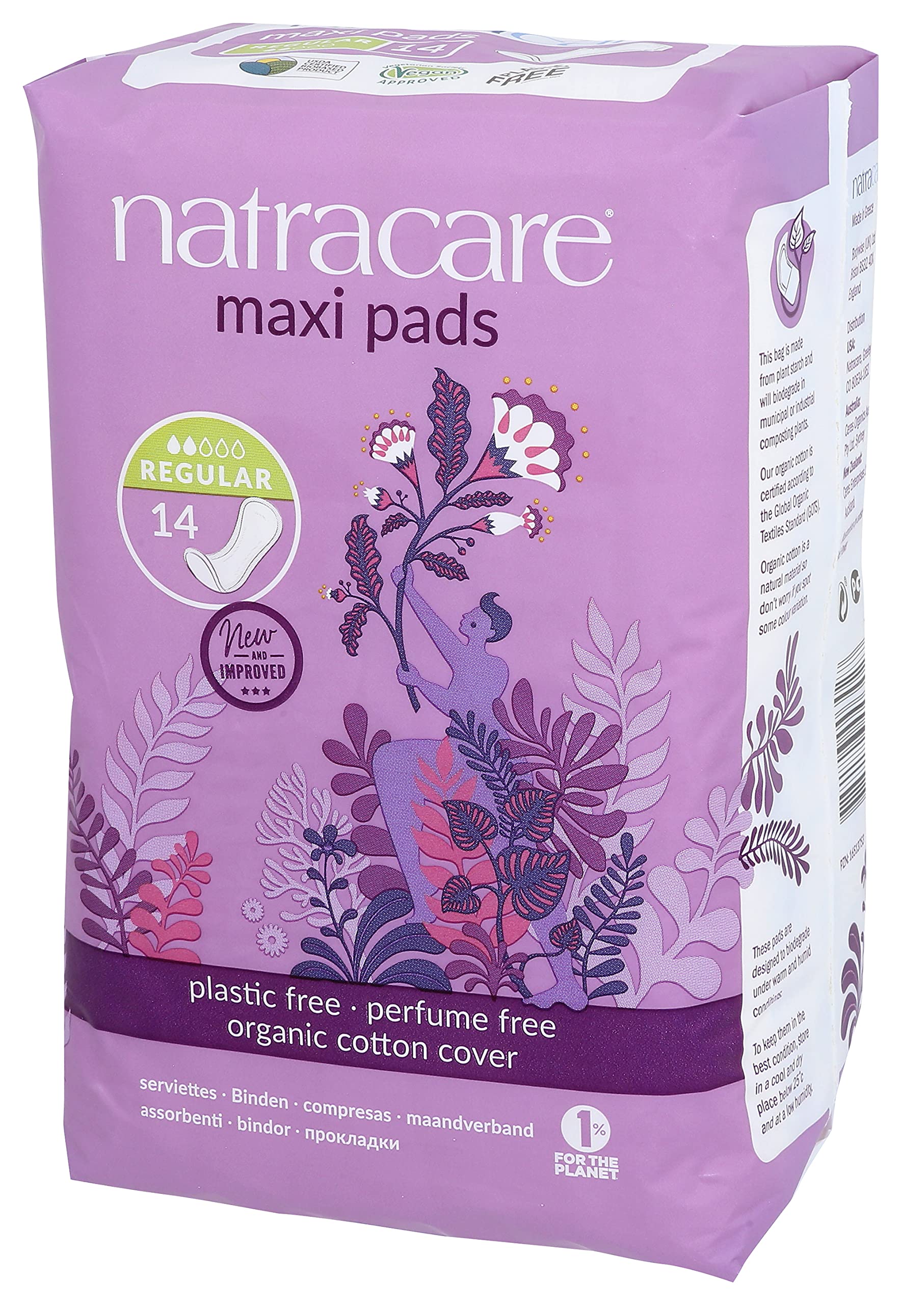 Individually wrapped pads offer discreet daily protection and hygiene.