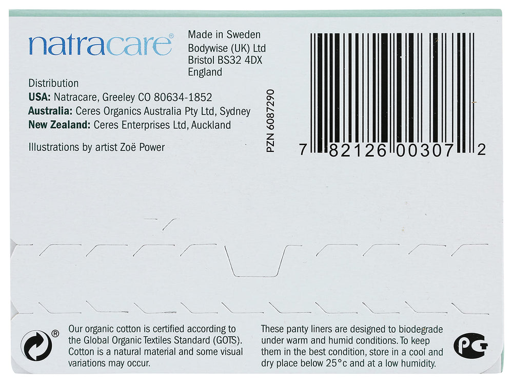 Natracare eco-friendly wrappers emphasize sustainable design and responsible disposal