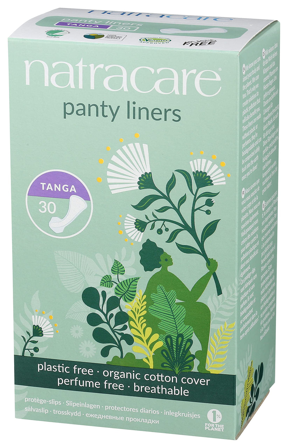 Natracare fragrance-free panty liner supports sensitive skin for all-day comfort