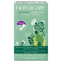 NATRACARE panty liner for tanga with wings for daily comfortable wear