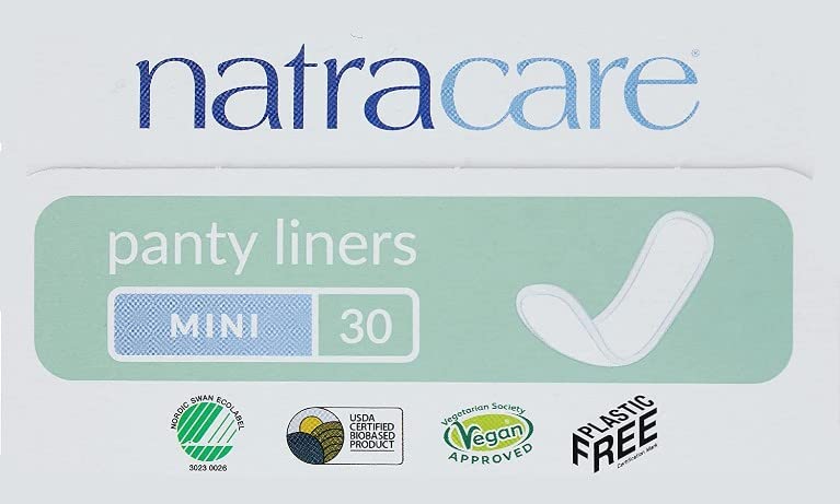 Natracare panty liners mini discreet daily wear during workouts