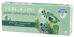 Natracare plastic-free packaging close-up, sustainable choice.