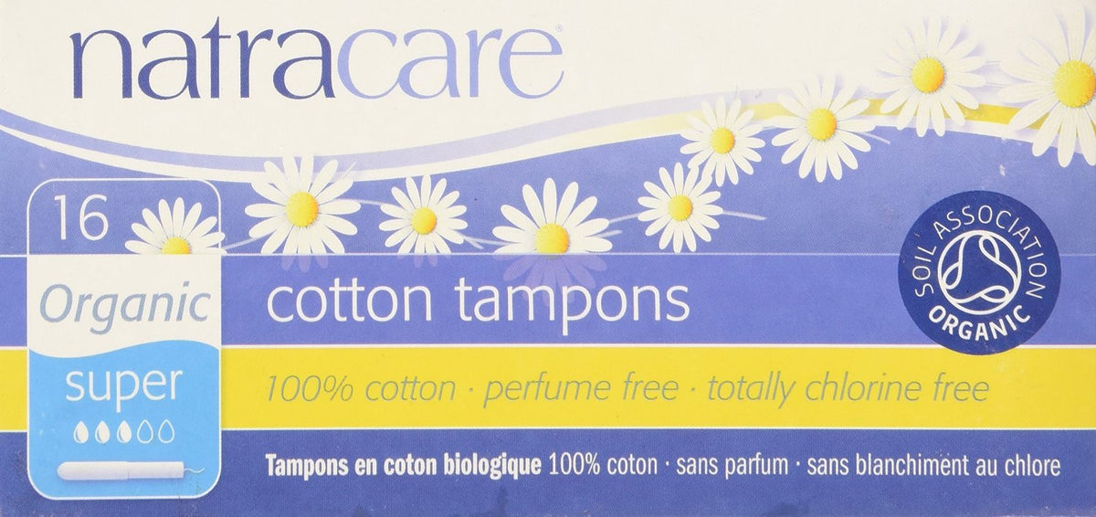 Natracare tampons super with applicator box for convenient travel and restocking