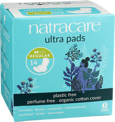 Natracare Ultra With Wing pads wing closeup for secure fit