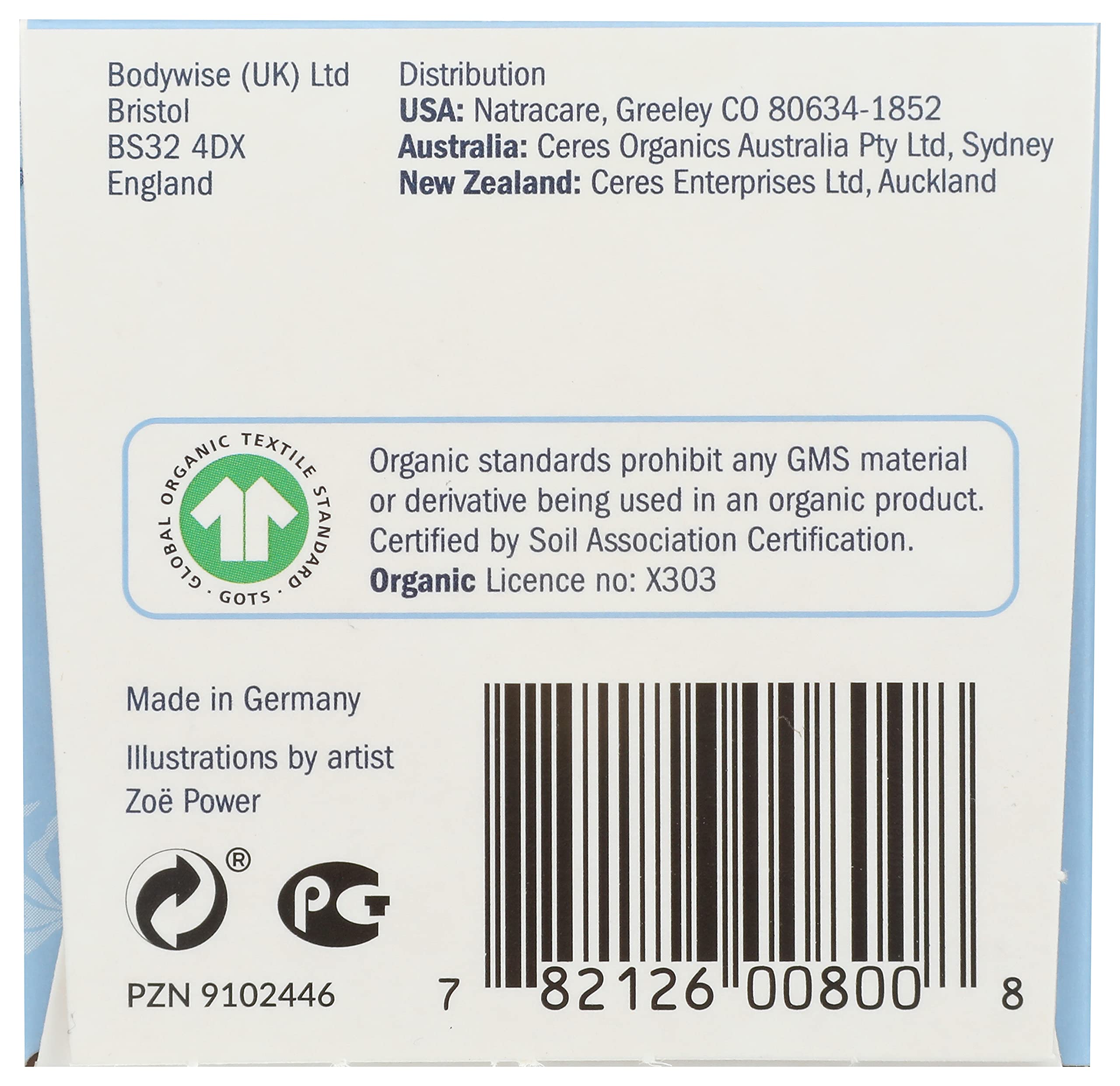 Natracare vegan dye-free tampons promote gentle daily use