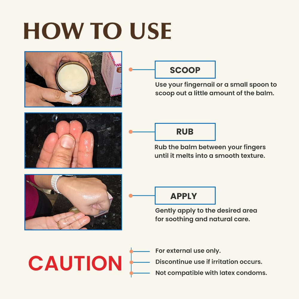 Natruveda Vulva Balm is a multi-purpose moisturizer, barrier, and odor support.