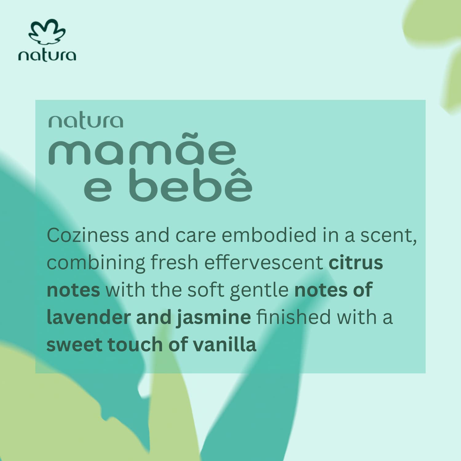 Natura Baby Cologne cap design offers comfortable grip for easy use