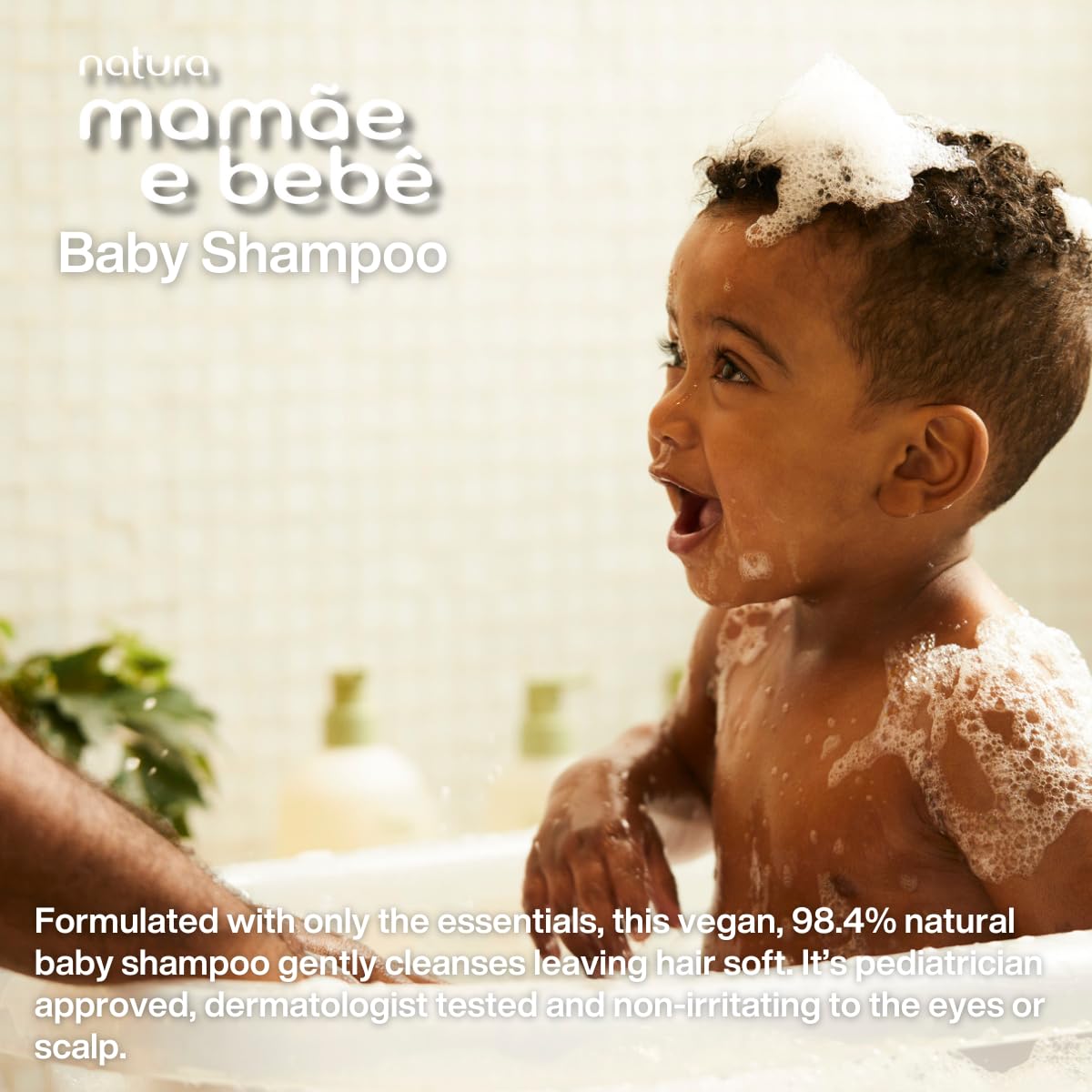 Natura Baby Shampoo Refill eye-safe formula suitable for baby eyes