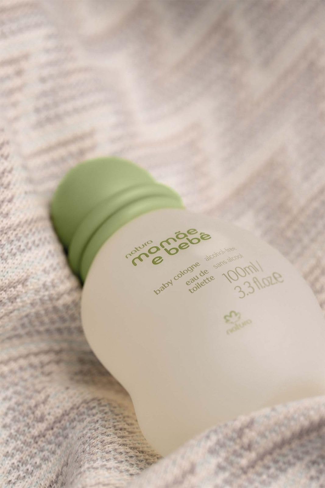 Natura Mom & Baby Cologne emphasizes pediatrician-tested reassurance for families.
