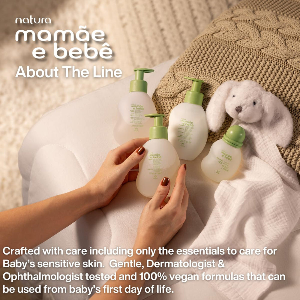 Natura Mom & Baby Cologne captures a fresh after-bath aroma for newborns.