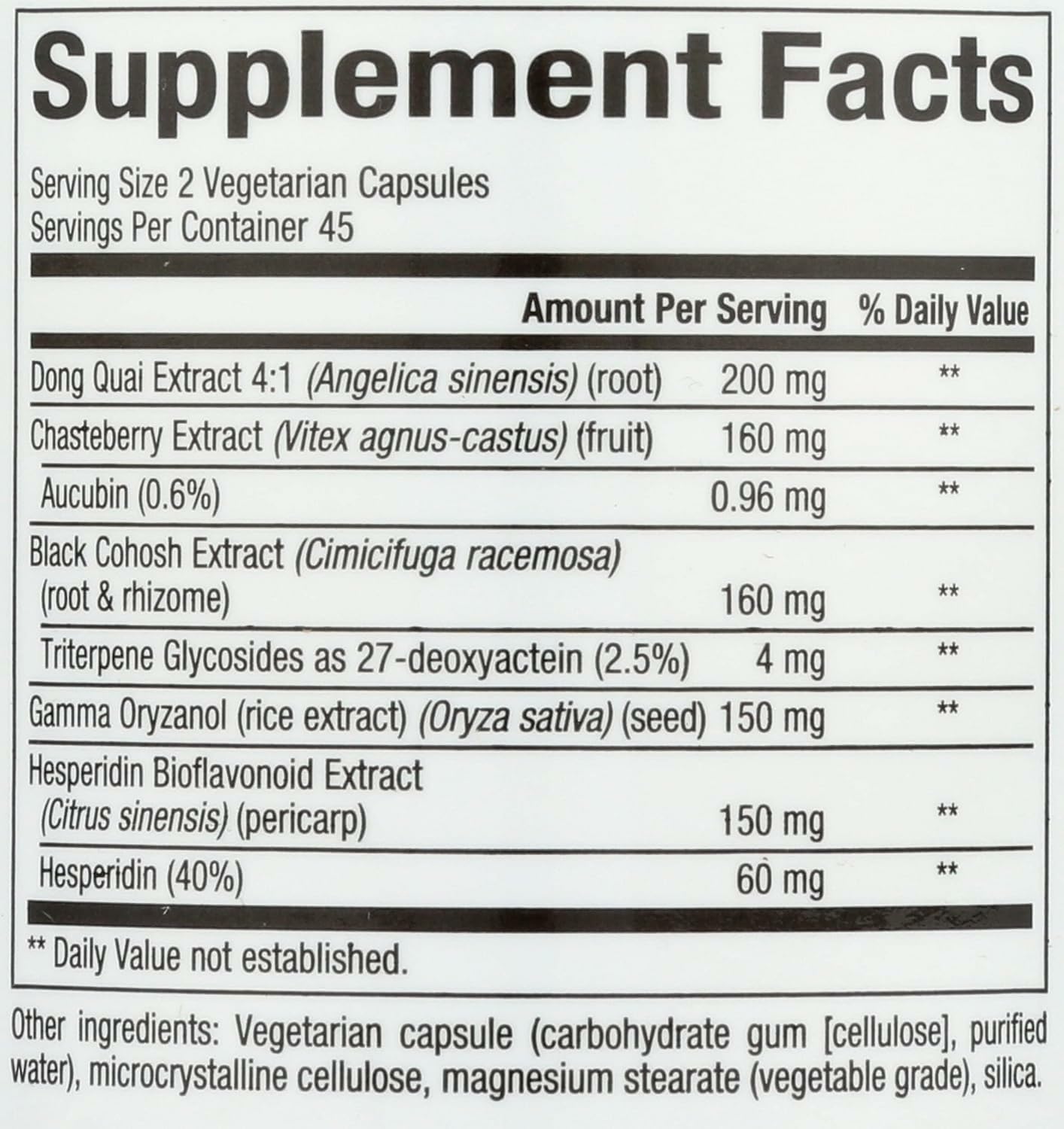 Natural Factors MenoSense Veg-Capsules close-up showing vegan capsules for daily menopause support.