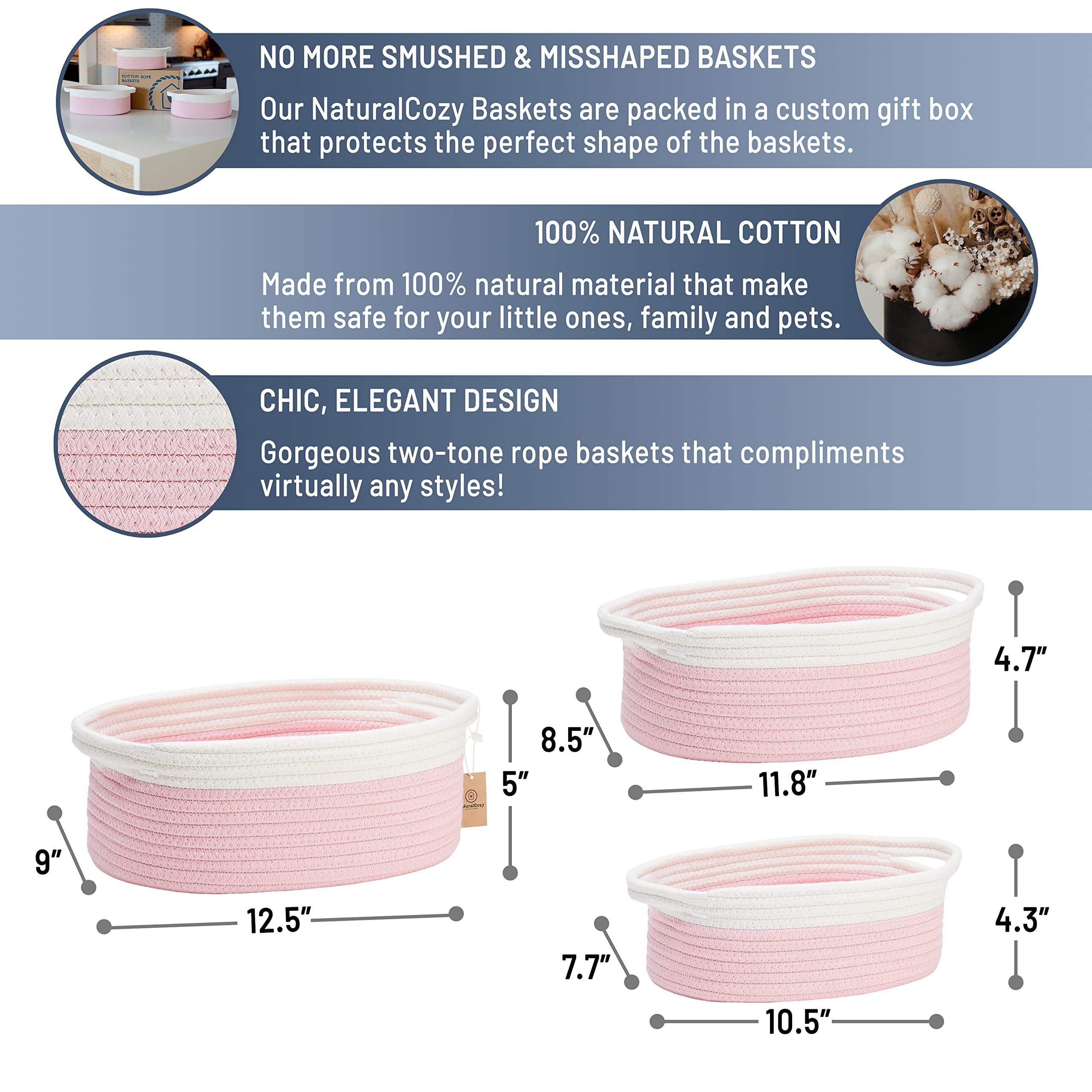 NaturalCozy baby diaper organizer on changing table