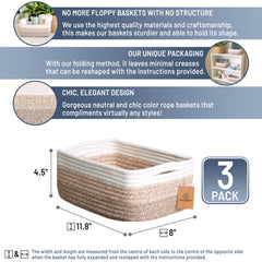 NaturalCozy basket folding with easy-setup demonstrates quick shaping and space-saving.