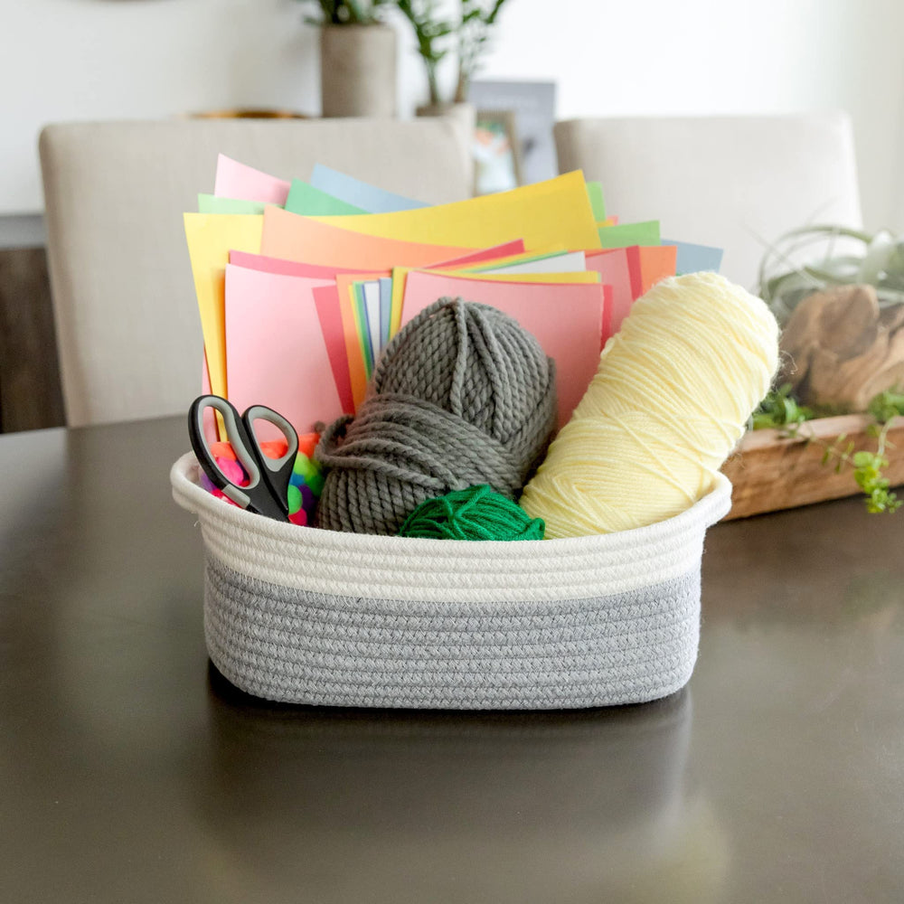 NaturalCozy bathroom towel basket keeping essentials organized
