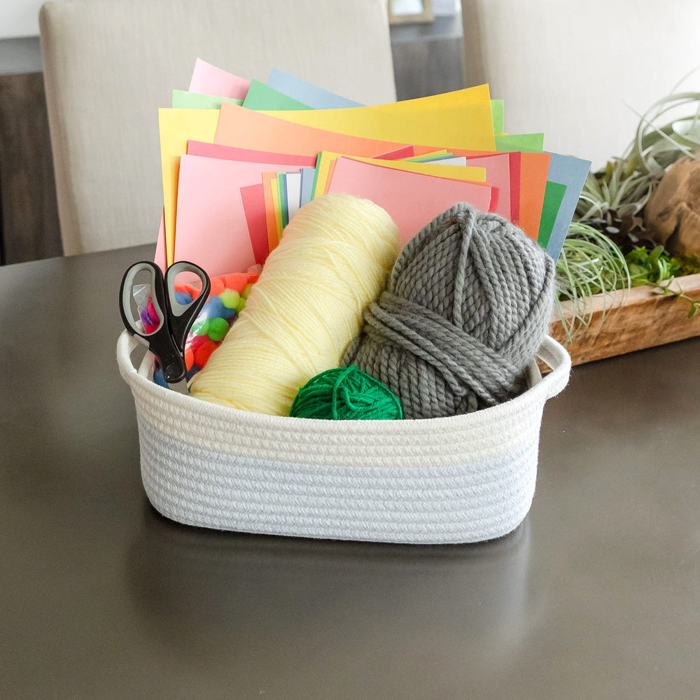 NaturalCozy dog toy basket keeps play areas tidy.