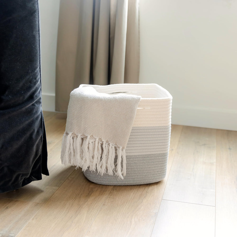 NaturalCozy durable woven rope texture for everyday use.
