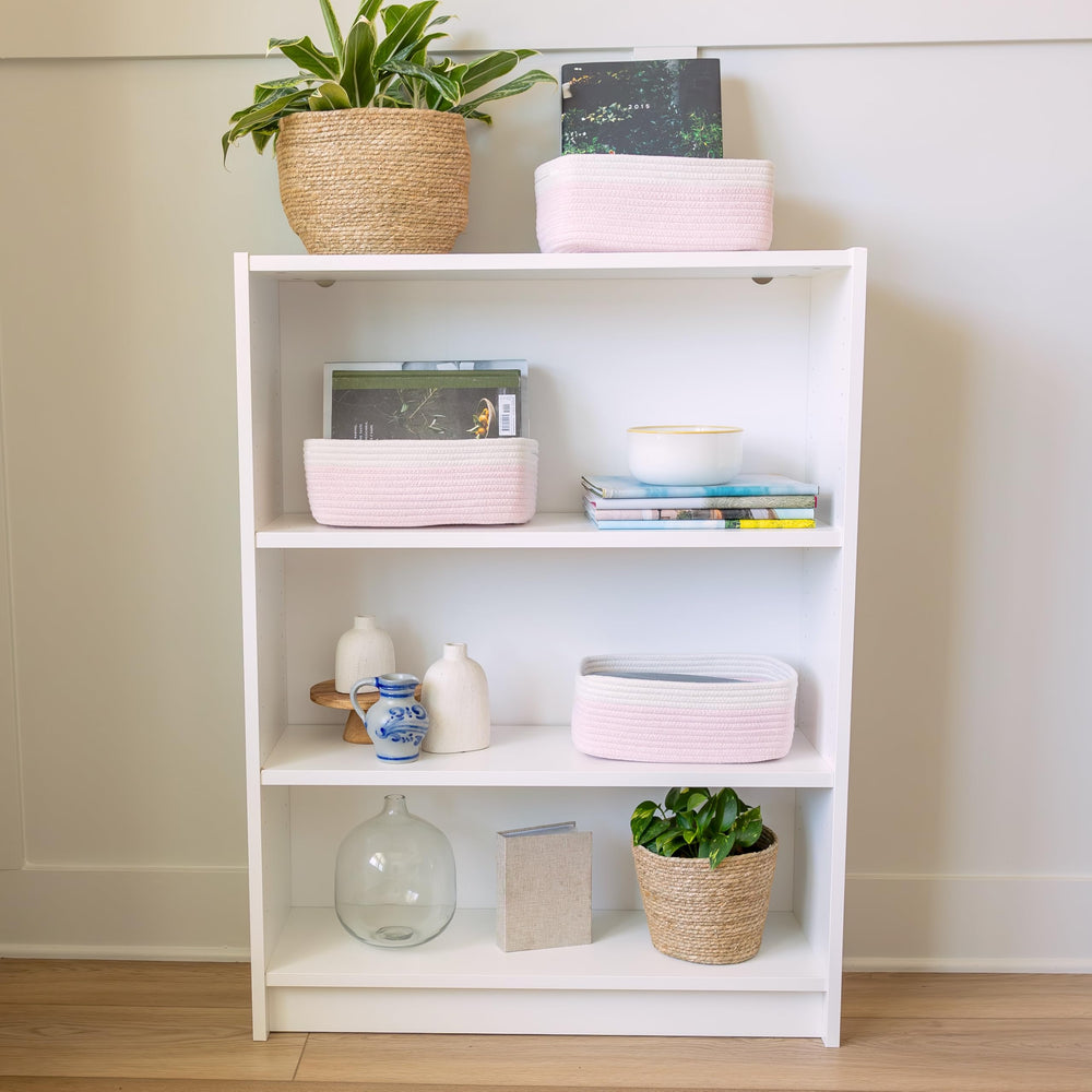 NaturalCozy hidden reinforced handles provide easy access without clutter.