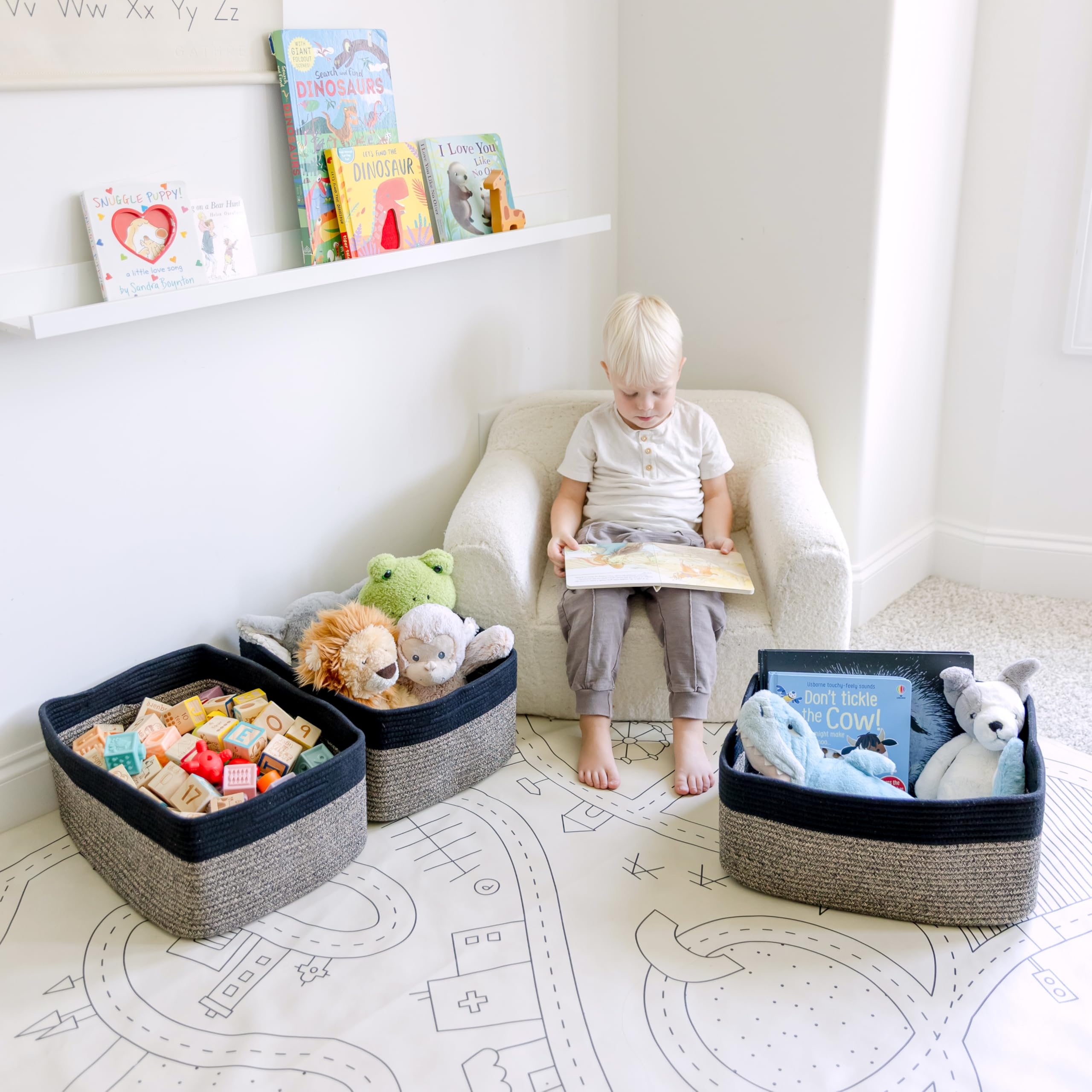 NaturalCozy kitchen basket for pantry organization and quick access.