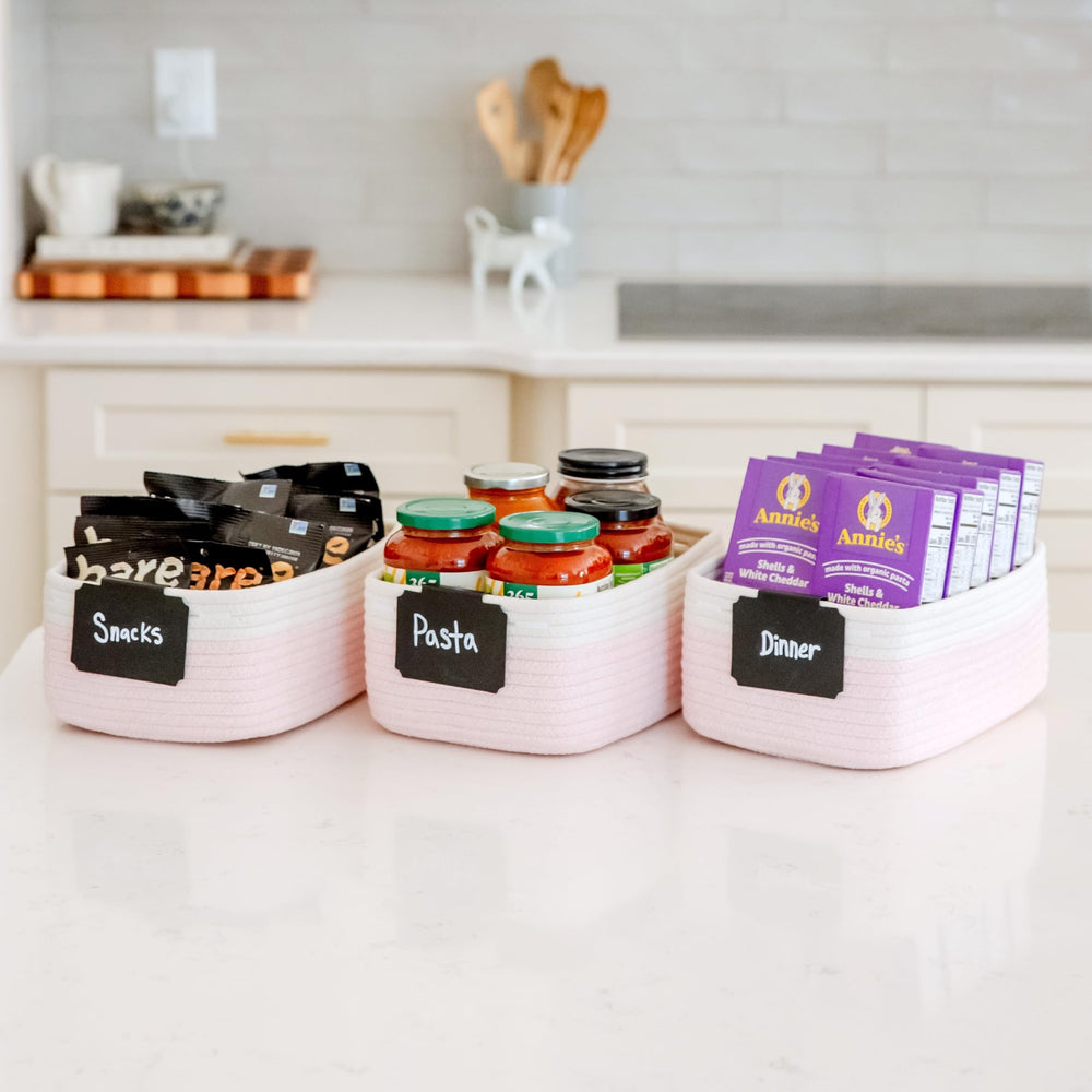 NaturalCozy nursery storage ideal for toys, books, and blankets.