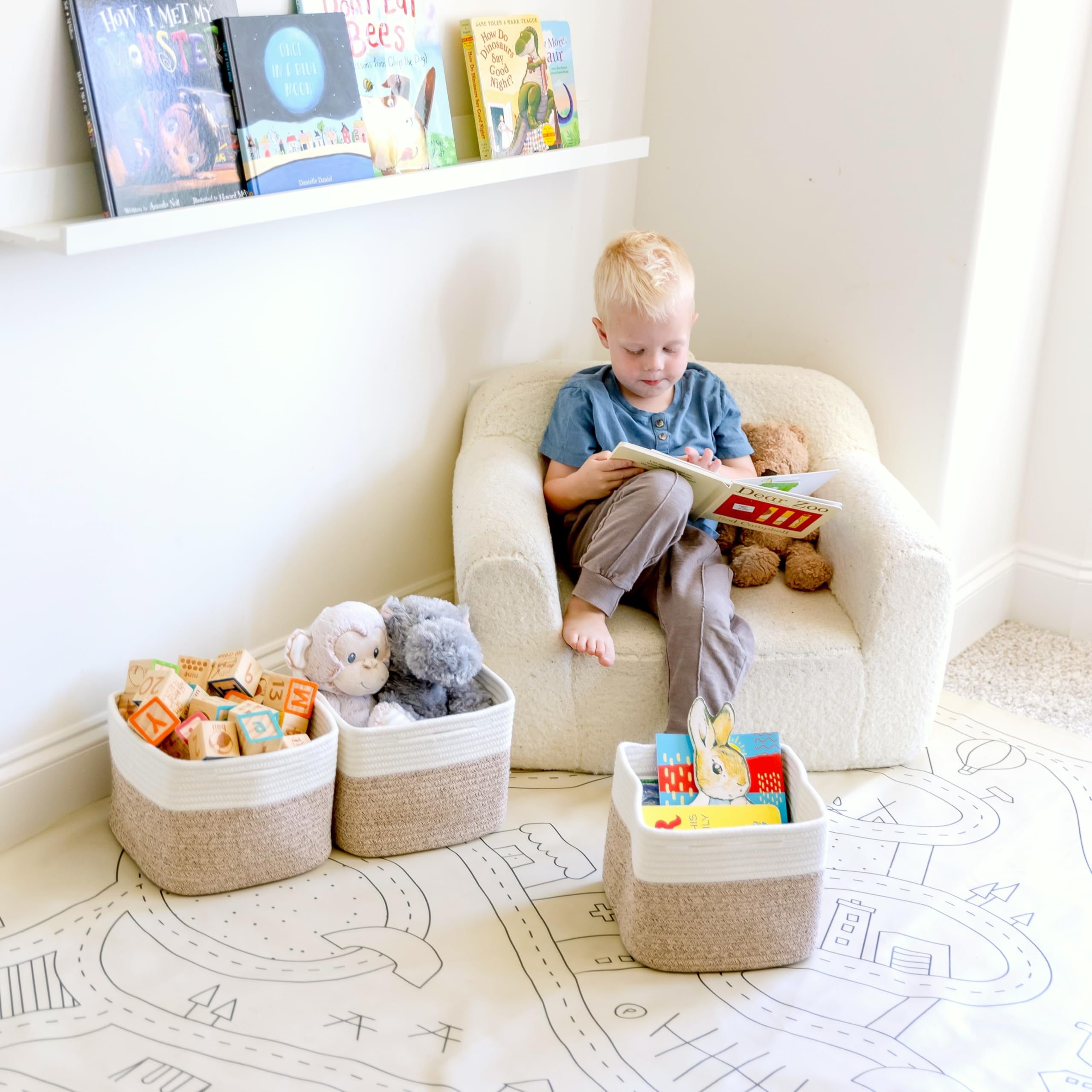 NaturalCozy pantry cubes organizing snacks and small kitchen items