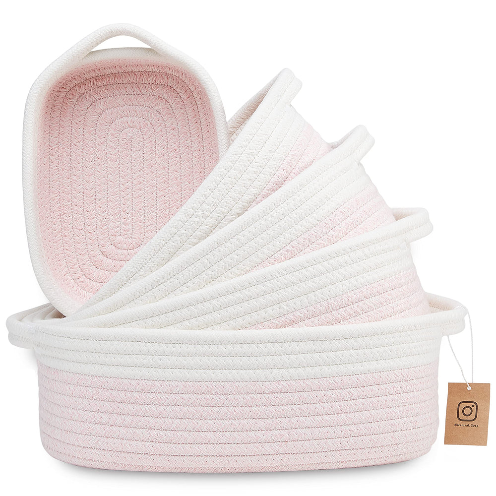 NaturalCozy largest rectangle storage basket for Montessori displays and easy toy organization.