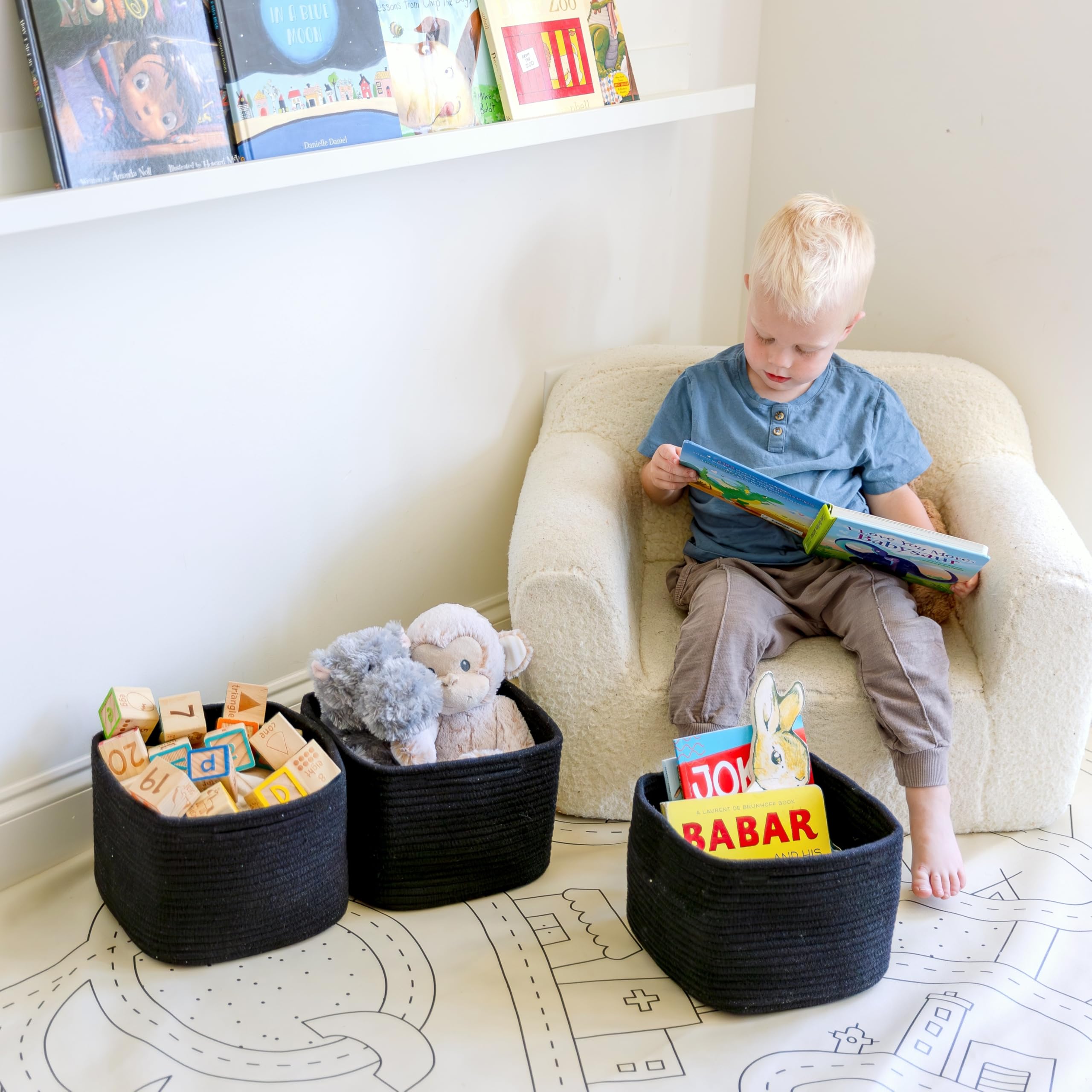 NaturalCozy safe cotton material for sturdy family-friendly organizers.