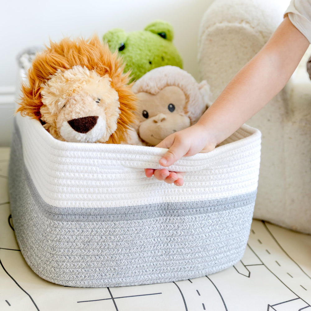 NaturalCozy baskets fold easily with the included instructions to maintain form.