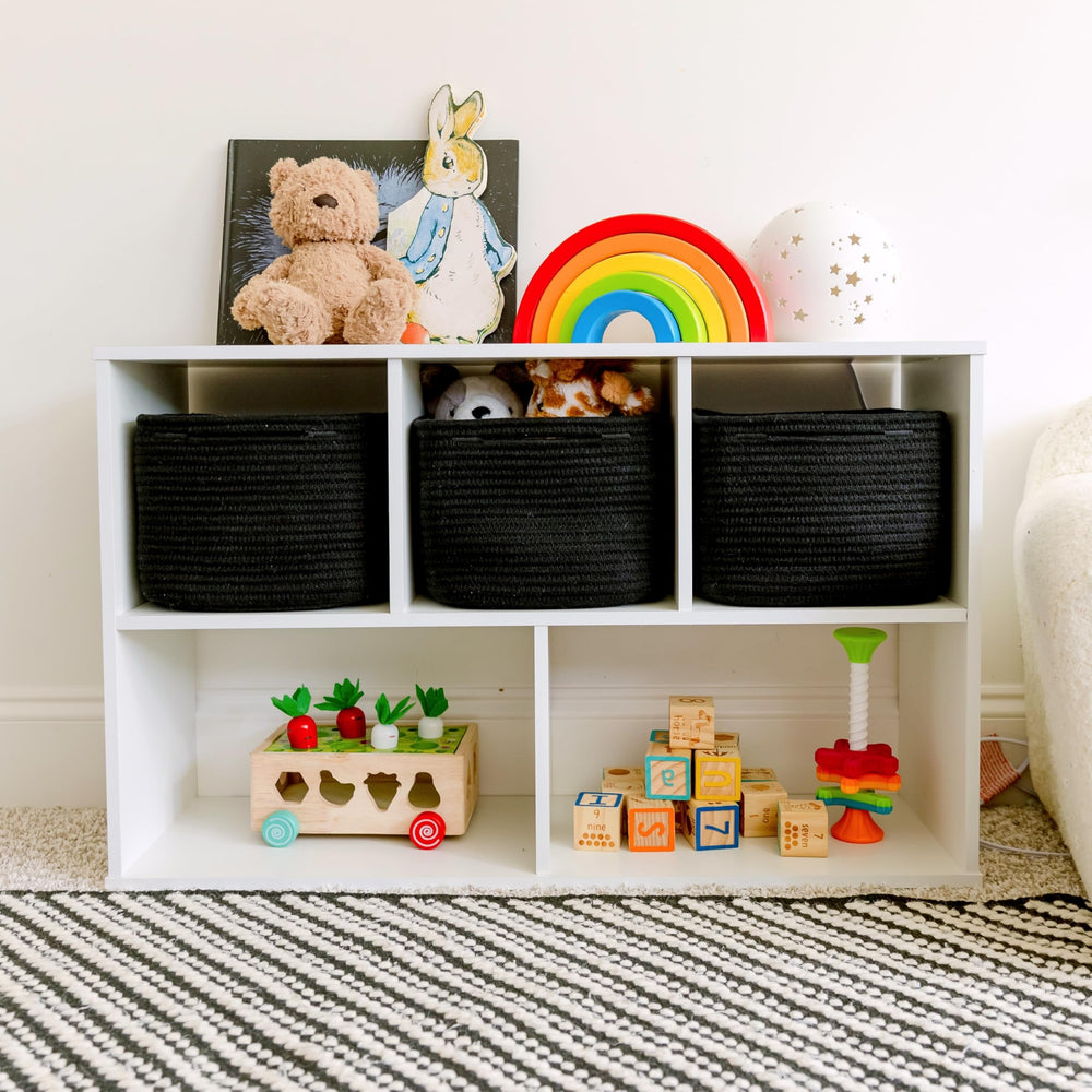 NaturalCozy storage cubes 28 percent more space than round bins at same size.