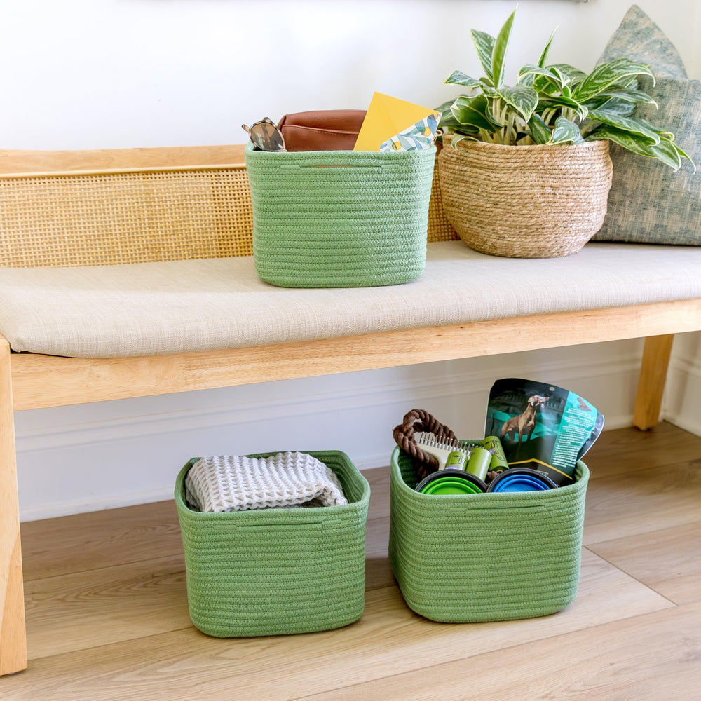 NaturalCozy storage cubes gift-ready packaging in a branded bag for gifting