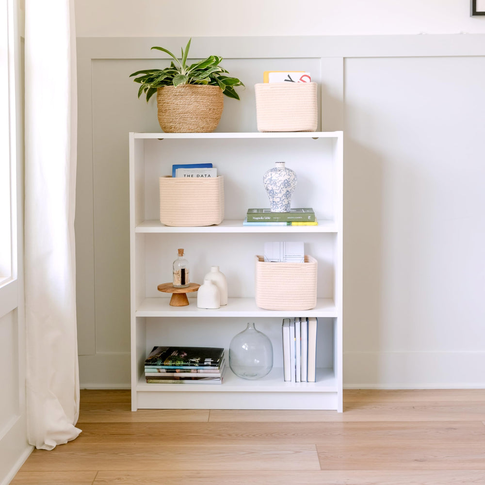 NaturalCozy pantry organization uses 28% more space than round bins