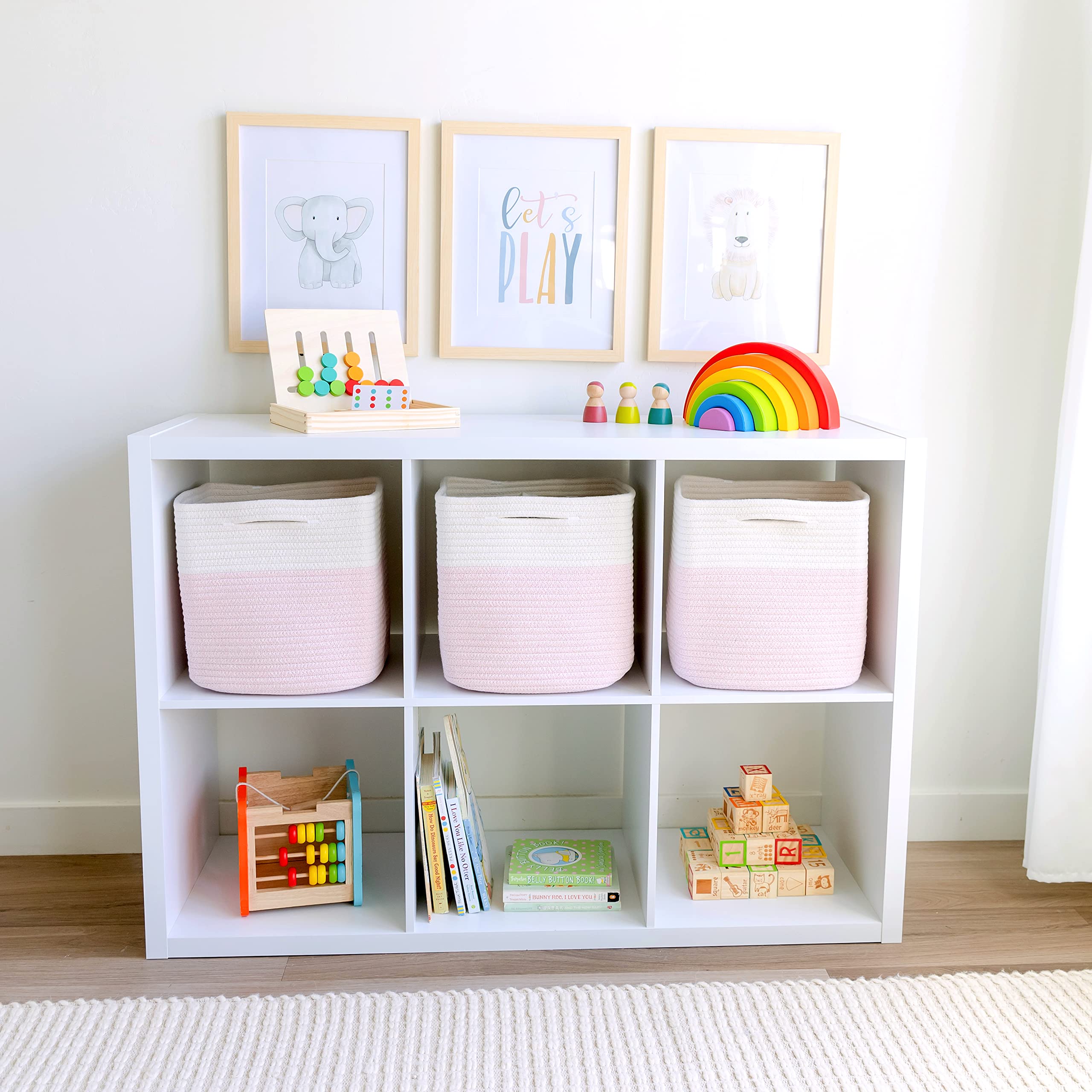 NaturalCozy 11x11x11 cube with hidden handles for easy lifting