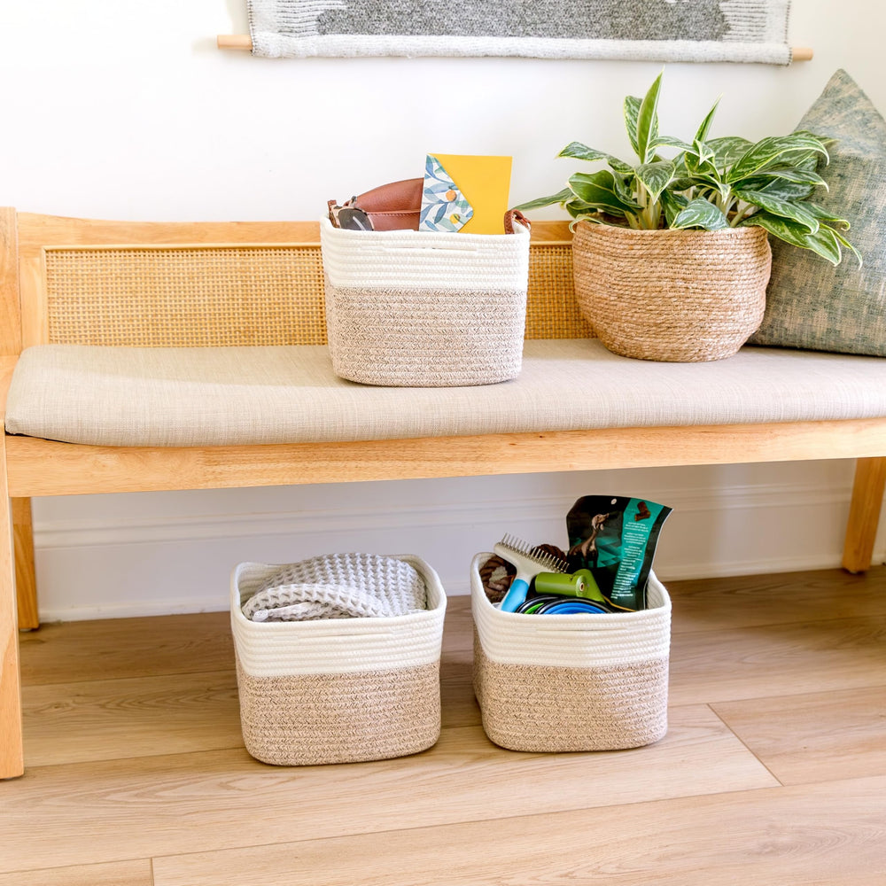 NaturalCozy 3-pack provides versatile storage for toys, blankets, or towels