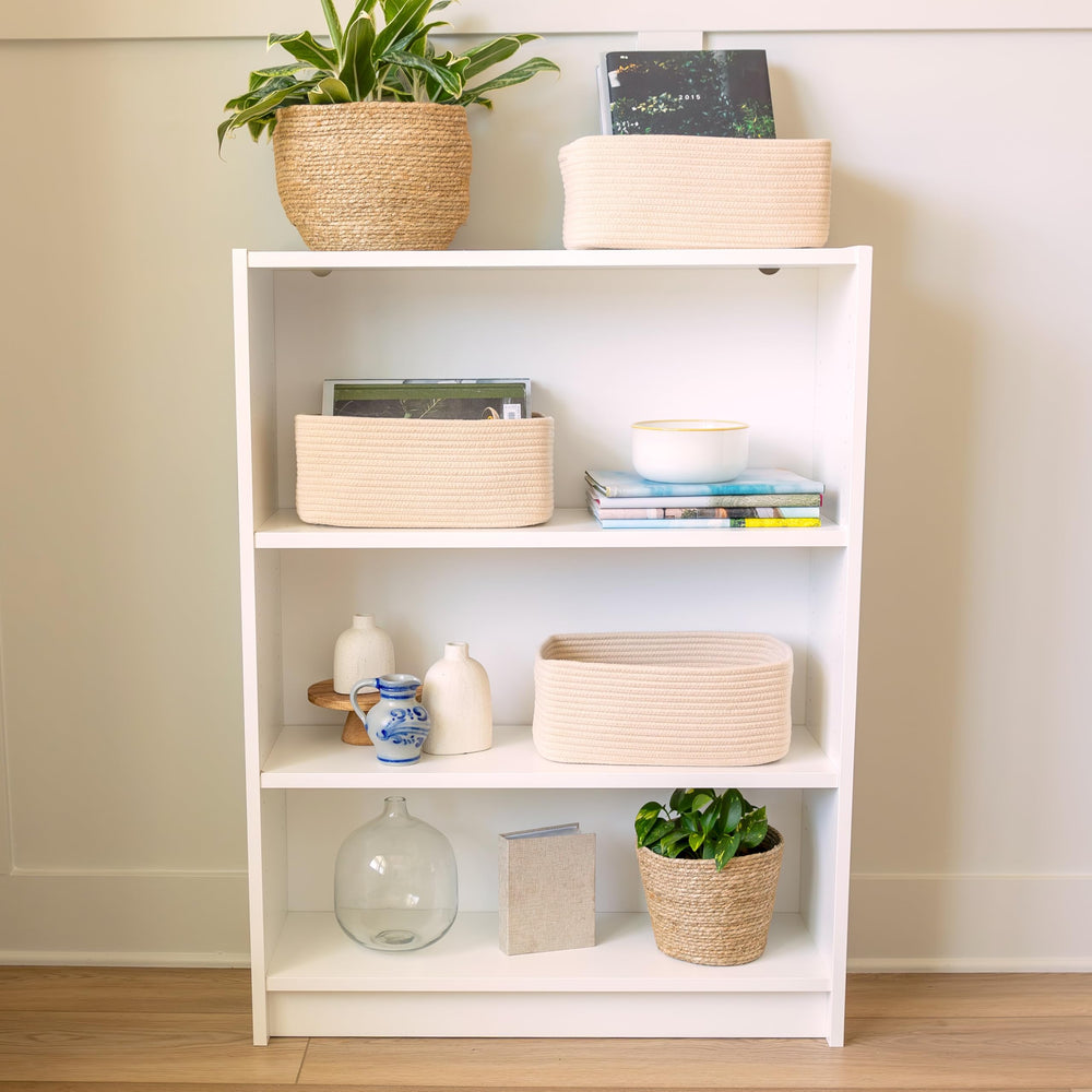 NaturalCozy toy storage bins flexible and sturdy for playroom
