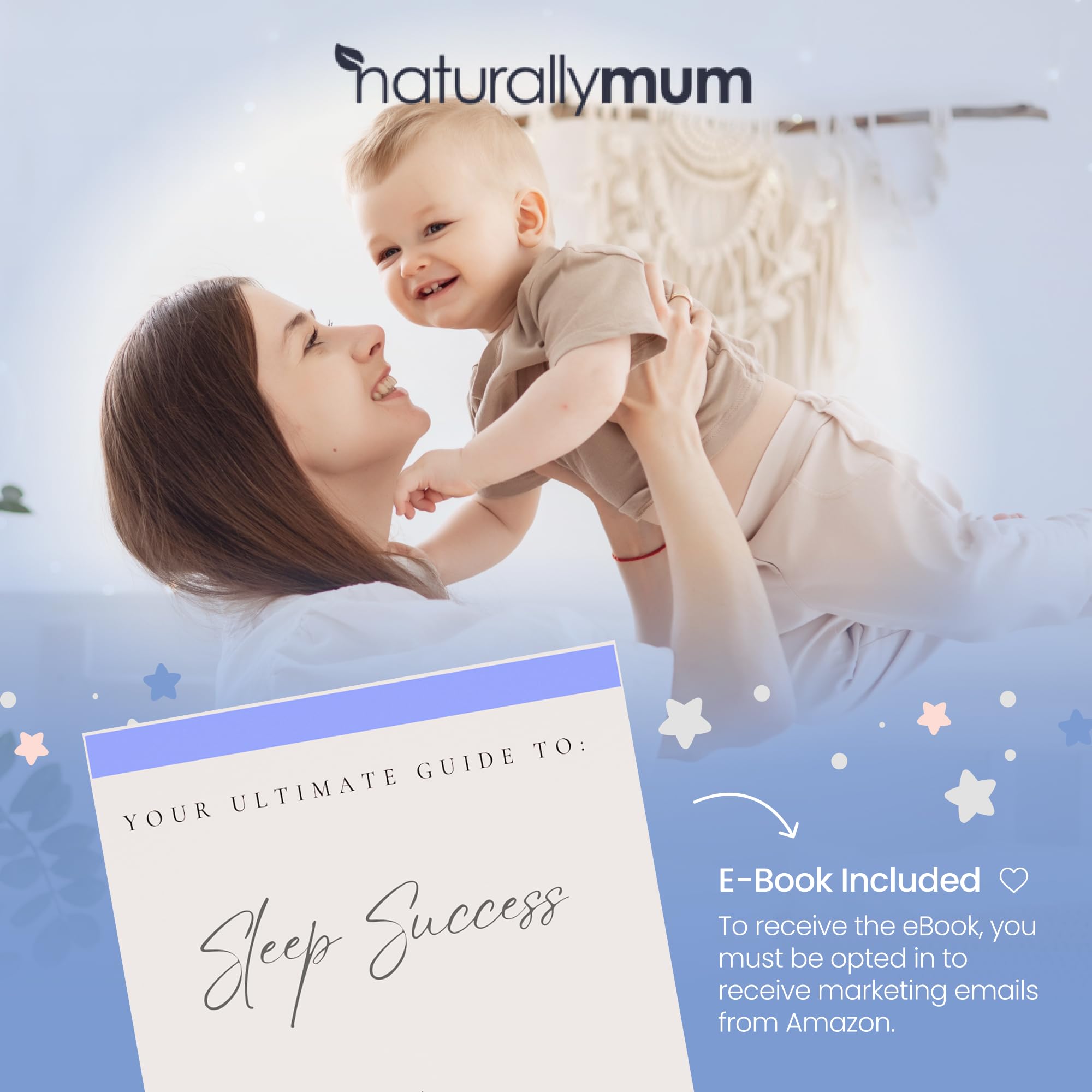NaturallyMum magnesium lotion kids bedtime routine with calming aroma.
