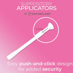 Natureland individually wrapped applicators, convenient for home or travel