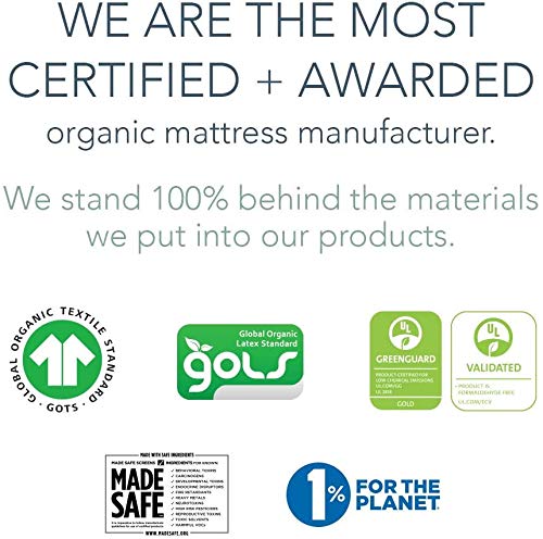Naturepedic PFAS-free safety features provide chemical-free protection