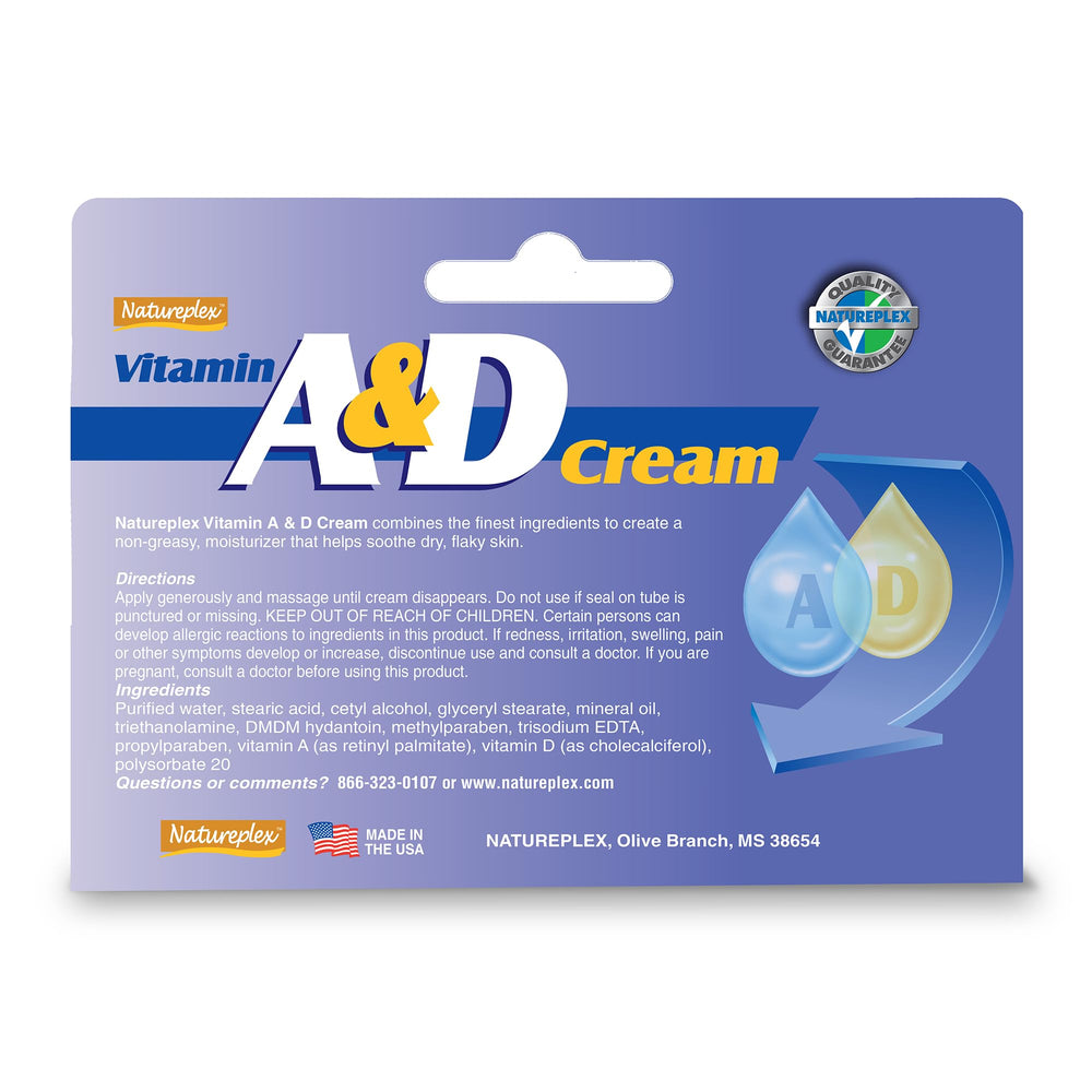 Natureplex A&D Cream ideal for baby skin care routines.
