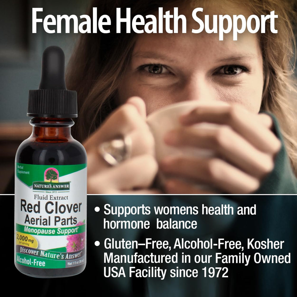 Nature's Answer red clover herbal blend daily servings