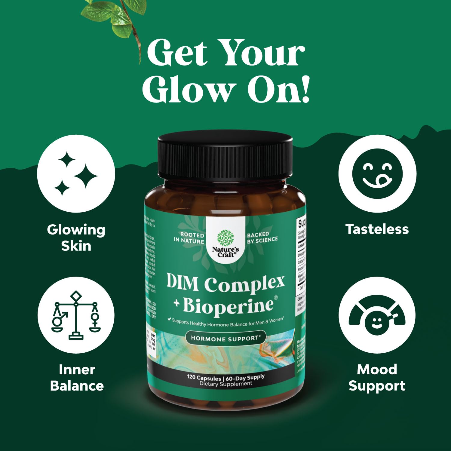Natures Craft broccoli florets provide sulforaphane-inspired support in the formula.