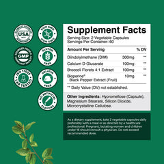 Natures Craft DIM capsules close-up for easy daily support.