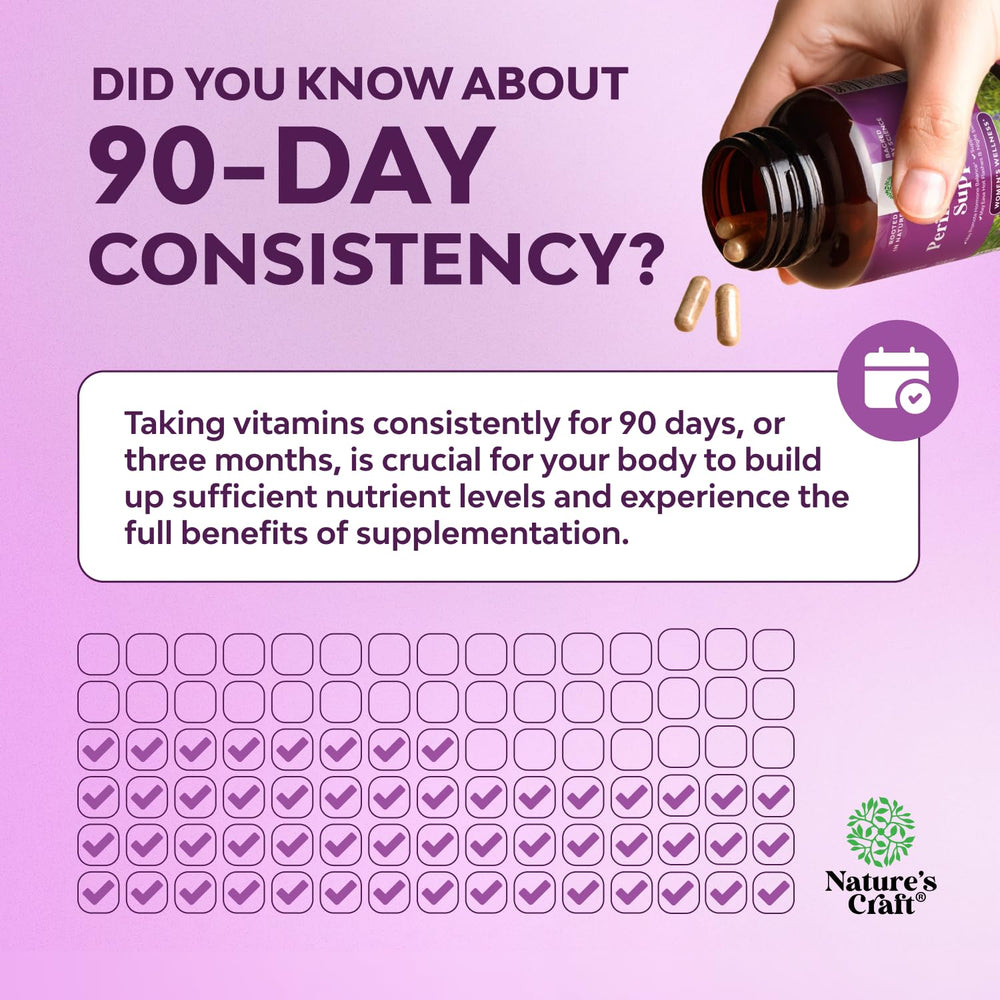 Natures Craft quality, natural formula crafted for women's health support