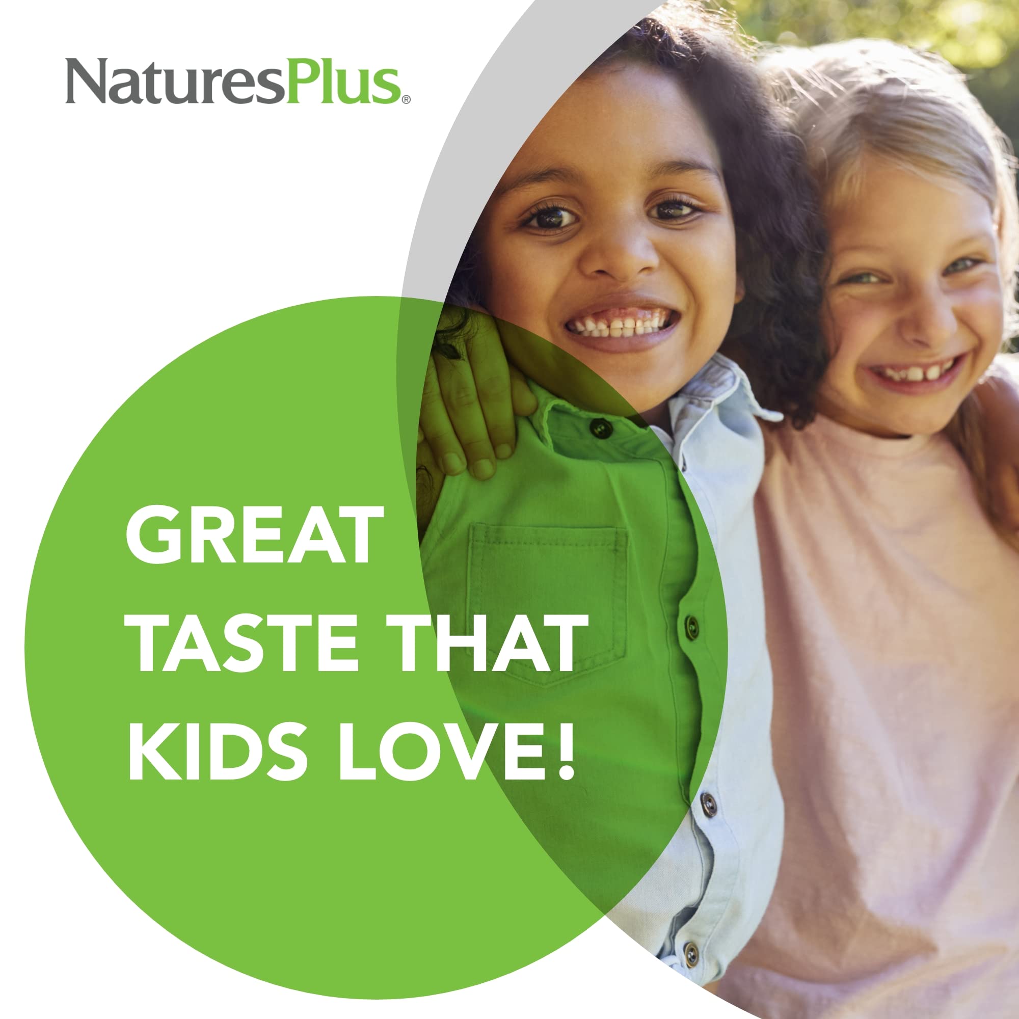 Nature's Plus Ape KidGreenz bottle cap close-up emphasizes hypoallergenic claim.