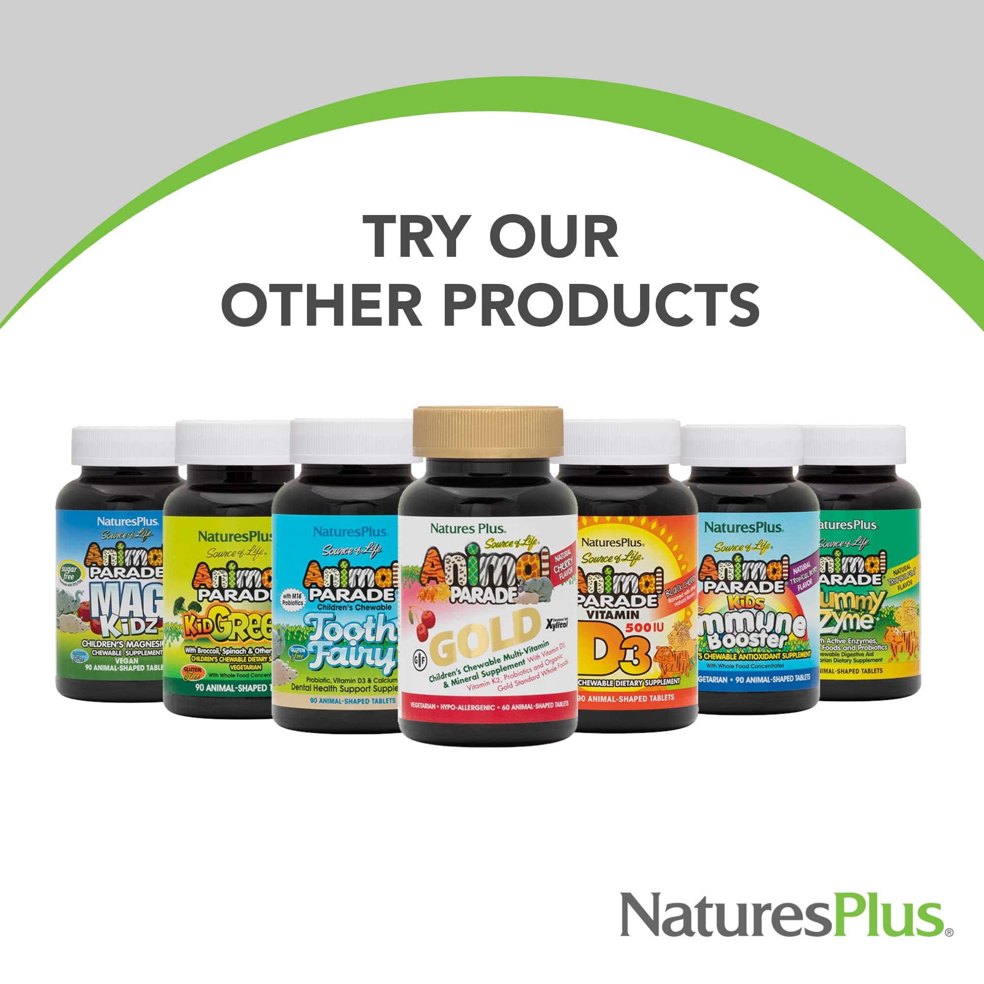 Nature's Plus Ape KidGreenz on a kid's morning routine desk scene.
