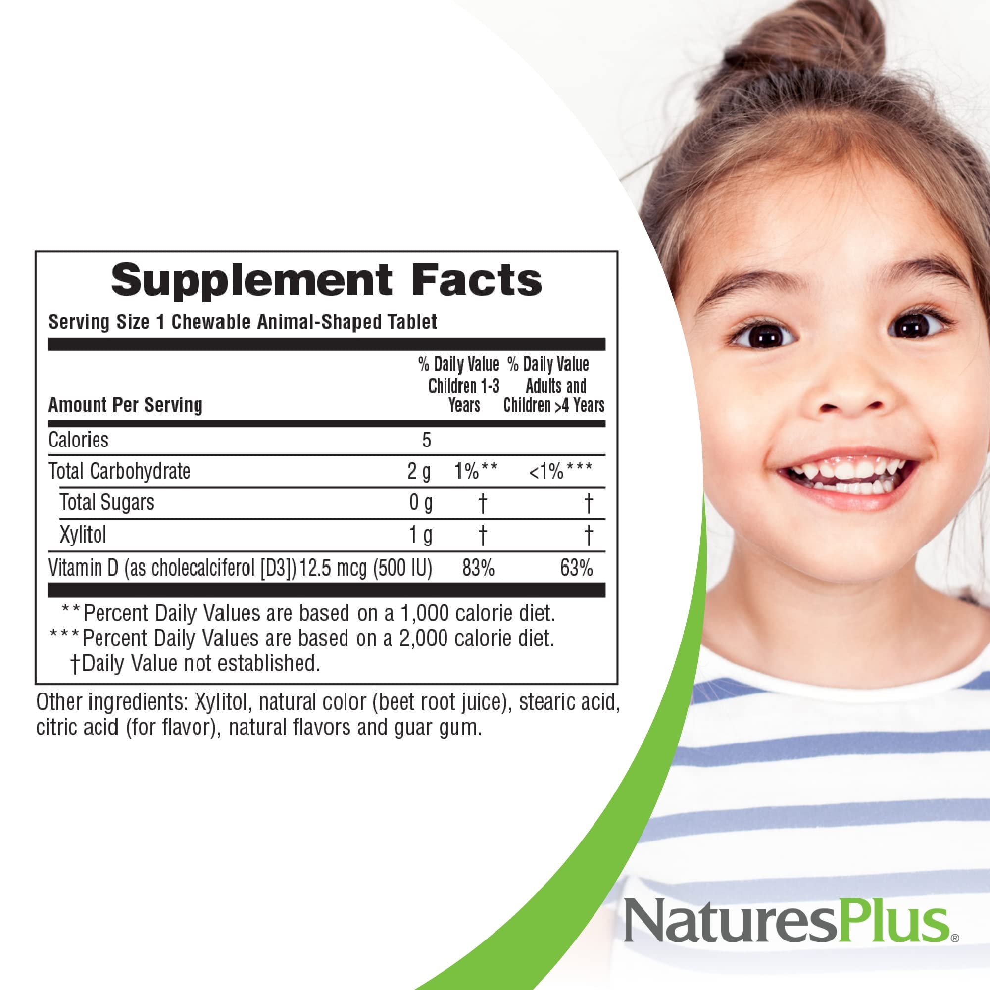 NaturesPlus Animal Parade animal-shaped tablets designed for easy dosing