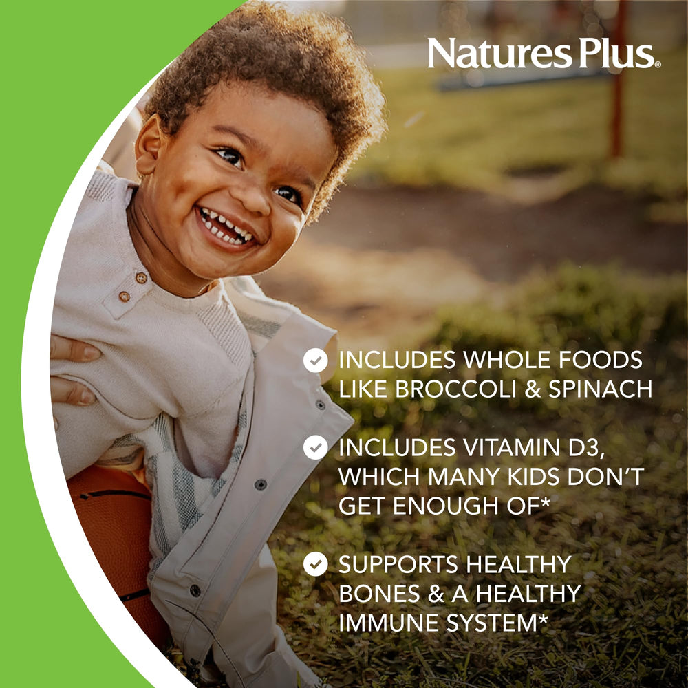 NaturesPlus Animal Parade eleven whole food concentrates underlines a nutrient-rich formula